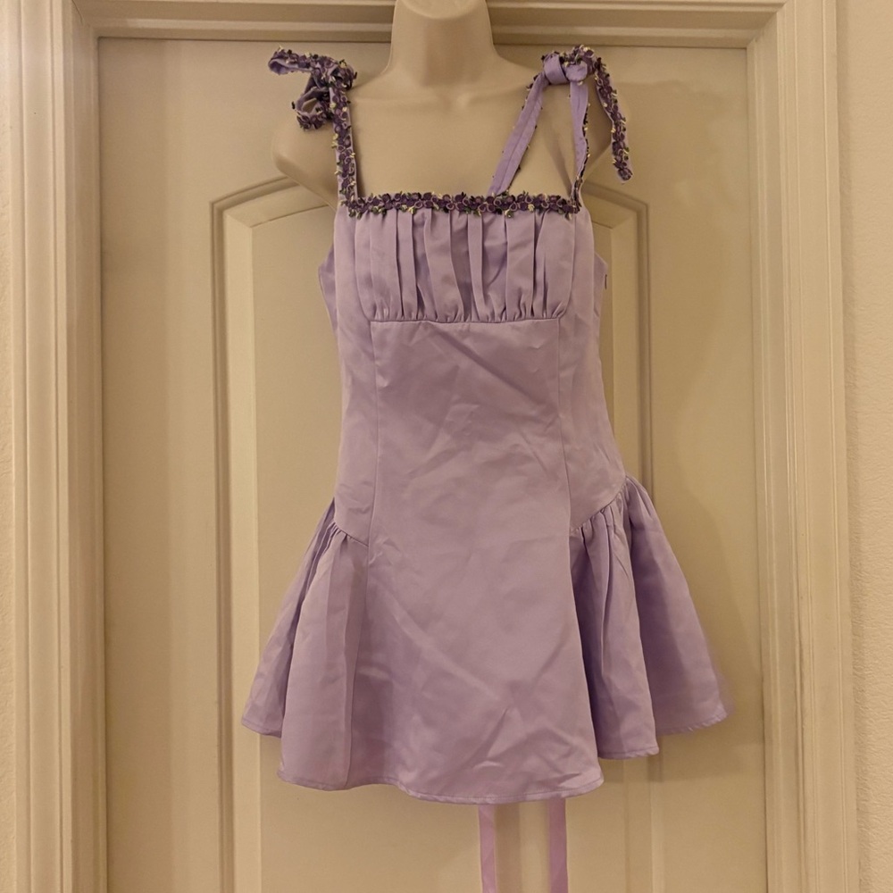 MAYFAIR RESIDENCE MINI DRESS - LAVENDER‎ Dolls Kill Sugar Thrillz